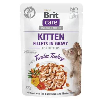 Brit Care Cat Kitten kalkkuna kastikkeessa 85 g, kuva 1 / 1