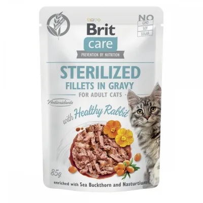 Brit Care Cat Sterilized kani kastikkeessa 85 g, kuva 1 / 1