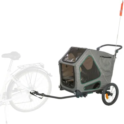 Pyöräkärry Trixie Premium, harmaa (S)