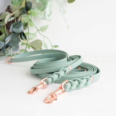 Tyylivoitto Braid hihna, salvia/ruusukulta (16mm x 200cm)