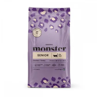 Monster Pet Food Monster Cat Original Senior kana-kalkkuna (6 kg), kuva 1 / 1