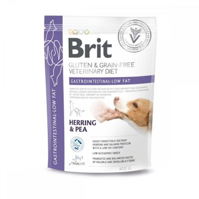 Brit Veterinary Diet Brit GF Veterinary Diets Dog Gastrointestinal-Low fat (400 g)