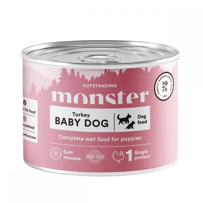 Monster Pet Food Monster Dog Baby Mousse Can 190g, kuva 1 / 1