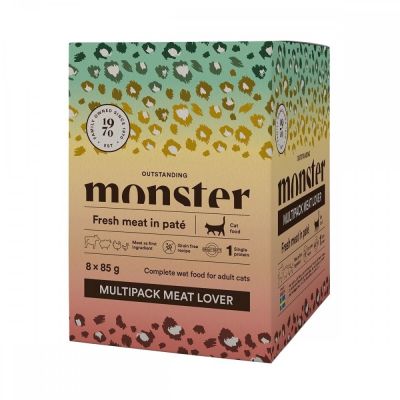 Monster Pet Food Monster Cat Meat Lover 8x85g