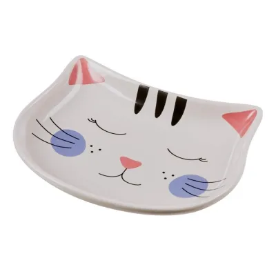 Basic CatFace keraaminen kissankuppi, harmaa, kuva 1 / 1