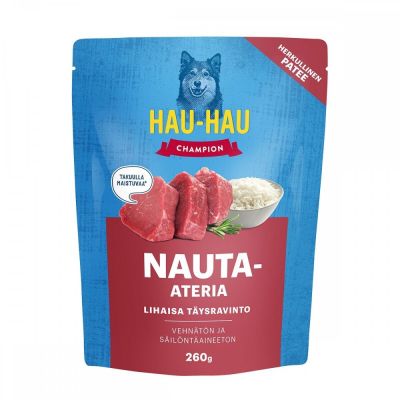Hau-Hau Champion nauta-ateria 260 g