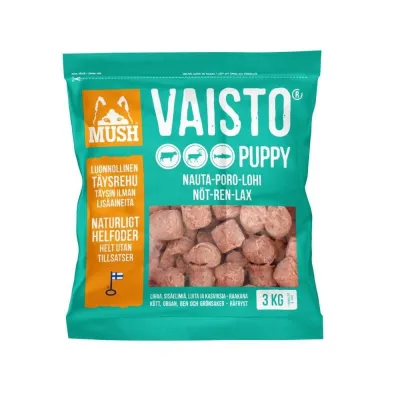 Mush Vaisto Puppy nauta-poro-lohi (3 kg), kuva 1 / 1