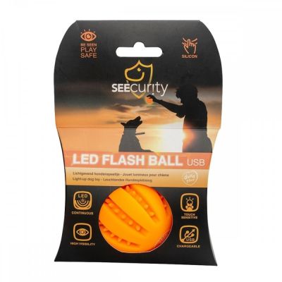 Silikonipallo LED-valolla Duvo+