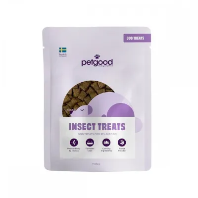Petgood hyönteispohjainen koiranherkku rentoutumiseen 100 g