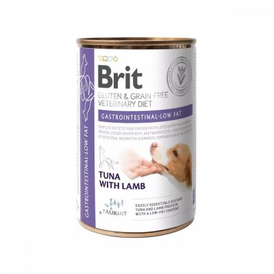 Brit Veterinary Diets Dog Gluten&Grain free Gastrointestinal-low fat 400g