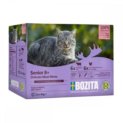 Bozita Senior 8+ Meat mix Menu 12x85g, kuva 1 / 1