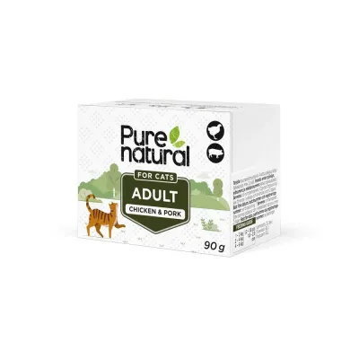 Purenatural Cat Adult kana & porsas 90 g, kuva 1 / 1