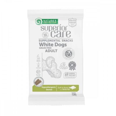 Nature's Protection Superior Care White Hypo Dental Sticks 150 g