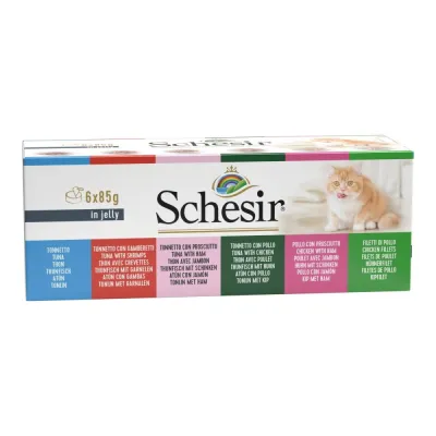 Schesir Cat Wholefood/Jelly Variety Pack 6 x 85 g, kuva 1 / 1