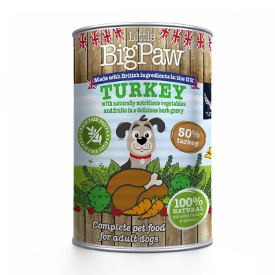 Little BigPaw Turkey & vegetables 390 g, kuva 1 / 1