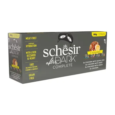 Schesir After Dark Variety Pack 12 x 80 g, kuva 1 / 1