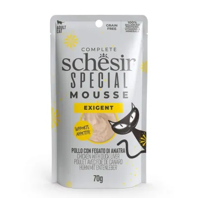 Schesir Special Mousse Exigent kana & ankanmaksa, kuva 1 / 1