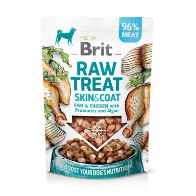 Brit Care RAW Skin&Coat kana-kala-possuherkku 40 g, kuva 1 / 1