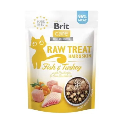 Brit Care RAW Hair&Skin kalkkuna-lohiherkku 40 g, kuva 1 / 1