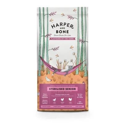 Harper and Bone Harper & Bone Cat Senior Sterilised Flavours Farm 5 kg