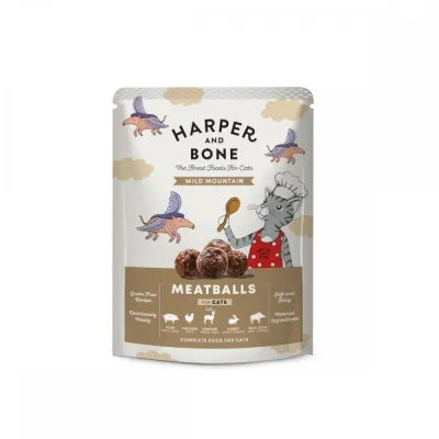 Harper and Bone Harper & Bone Cat Pouch Adult Wild Mountain 85 g