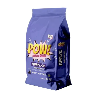 POW! Dog Puppy L/XL Pork (2 kg), kuva 1 / 1