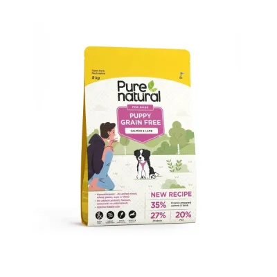 Purenatural Puppy Grain Free Salmon & Lamb (8 kg), kuva 1 / 1