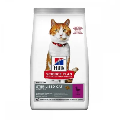 Hill's SP Cat Adult Sterilised with Duck (10 kg), kuva 1 / 1