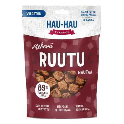Hau-Hau Champion Mehevä Ruutu Nautaa 140g, kuva 1 / 1