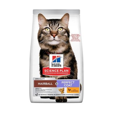 Hill's SP Feline Adult Hairball & Perfect Coat Chicken (3 kg)