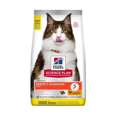 Hill's SP Cat Perfect Digestion Adult 1+ Chicken&Brown rice 1,5 kg, kuva 1 / 1