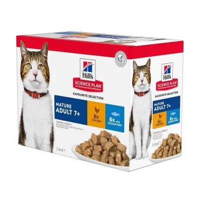 Hill's SP Feline Mature Adult 7+ 12x85g, kuva 1 / 1