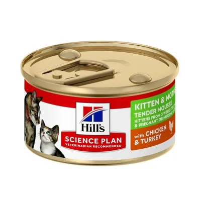 Hill's SP Feline & Kitten Tender Mousse 85g, kuva 1 / 1