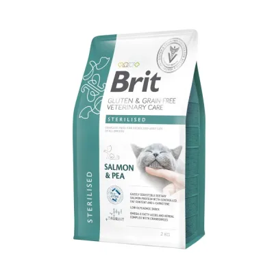 Brit Veterinary Diet Cat Grain Free Sterilised Salmon & Pea (5 kg), kuva 1 / 1