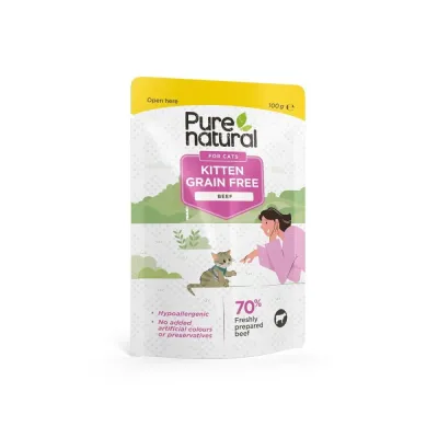 Purenatural Cat Kitten nauta 100 g, kuva 1 / 1
