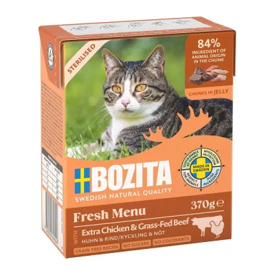 Bozita Sterilised kana & nauta hyytelössä 370 g, kuva 1 / 1