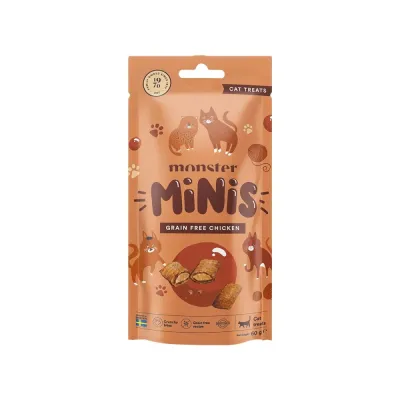 Monster Pet Food Monster Minis viljattomat kissanherkut, kana, kuva 1 / 1