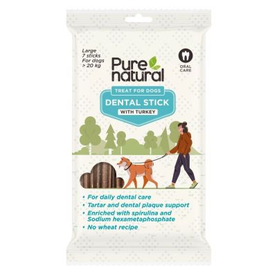 Purenatural Dental Stick purutikut 7kpl (L)