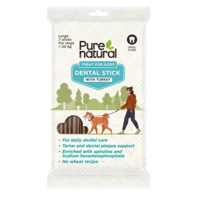 Purenatural Dental Stick purutikut 7kpl (L), kuva 1 / 1