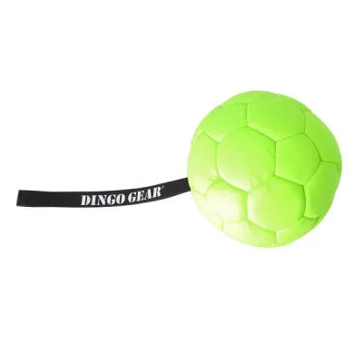 Synteettinen nahkapallo kahvalla Dingo Gear 18 cm (Vihreä)