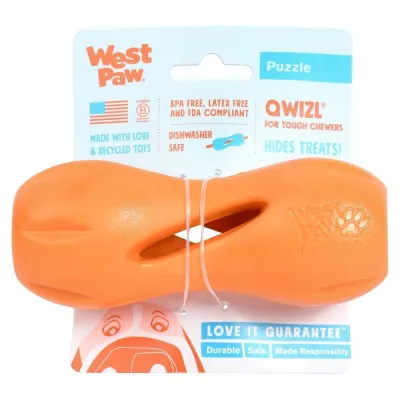 West Paw Qwizl aktivointilelu oranssi (14 cm), kuva 1 / 1