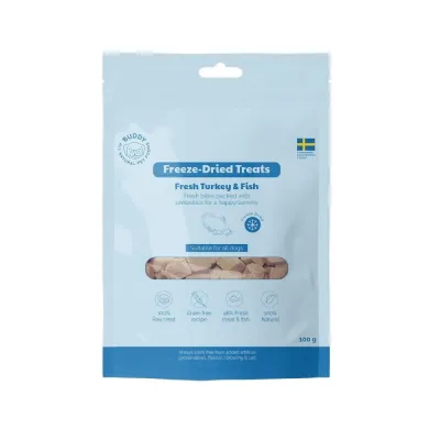 Buddy Petfoods Buddy Freeze-dried kalkkuna & kala 100 g, kuva 1 / 1