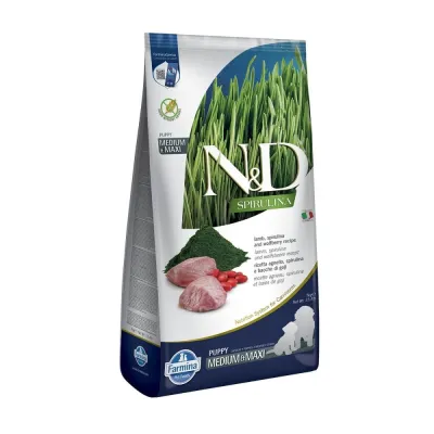 Farmina N&D Dog Spirulina&Lamb Puppy M/L 7kg (7 kg), kuva 1 / 1