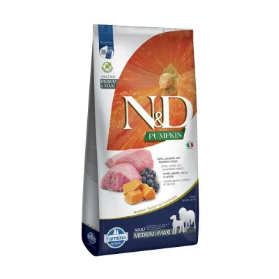 Farmina N&D Pumpkin Dog Lamb & Blueberry M/L 12 kg (12 kg), kuva 1 / 1