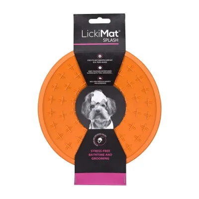 LickiMat Splash nuolumatto koiralle, oranssi, kuva 1 / 1
