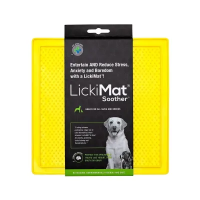LickiMat Mini Soother nuolumatto, keltainen, kuva 1 / 1