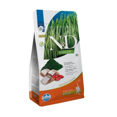 Farmina N&D Cat Spirulina & Herring Kitten 1,5 kg, kuva 1 / 1
