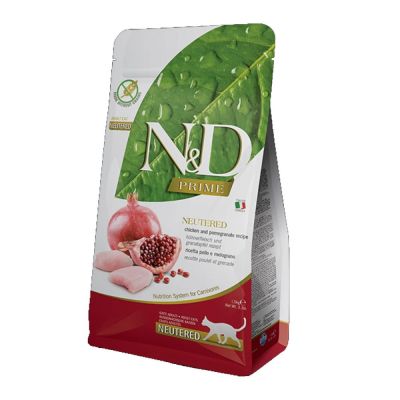 Farmina N&D Prime Neutered Cat Chicken & Pomegranate 1,5 kg