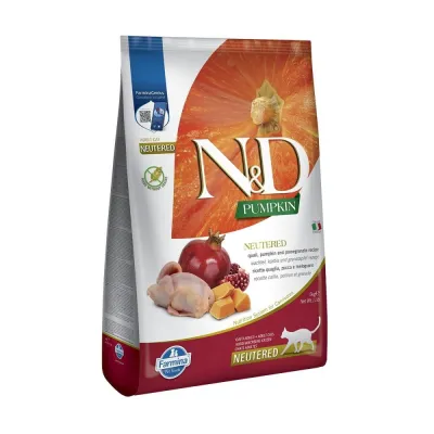Farmina N&D Pumpkin Cat Quail Neutered 5kg, kuva 1 / 1