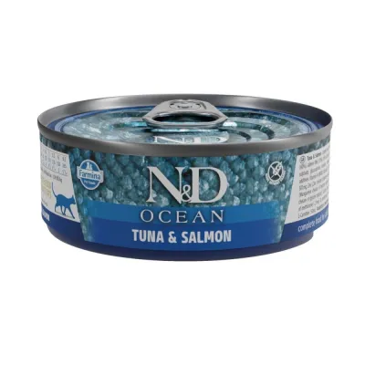 Farmina N&D Cat Ocean Tuna & Salmon 70 g, kuva 1 / 1